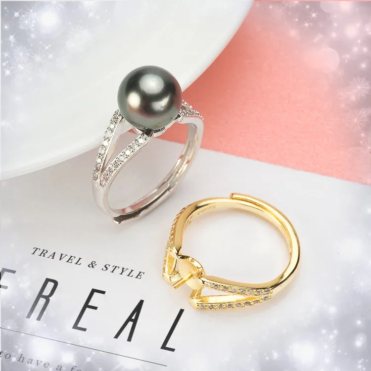 Посеребренные Регулируемые планшетоны заготовки модные аксессуары