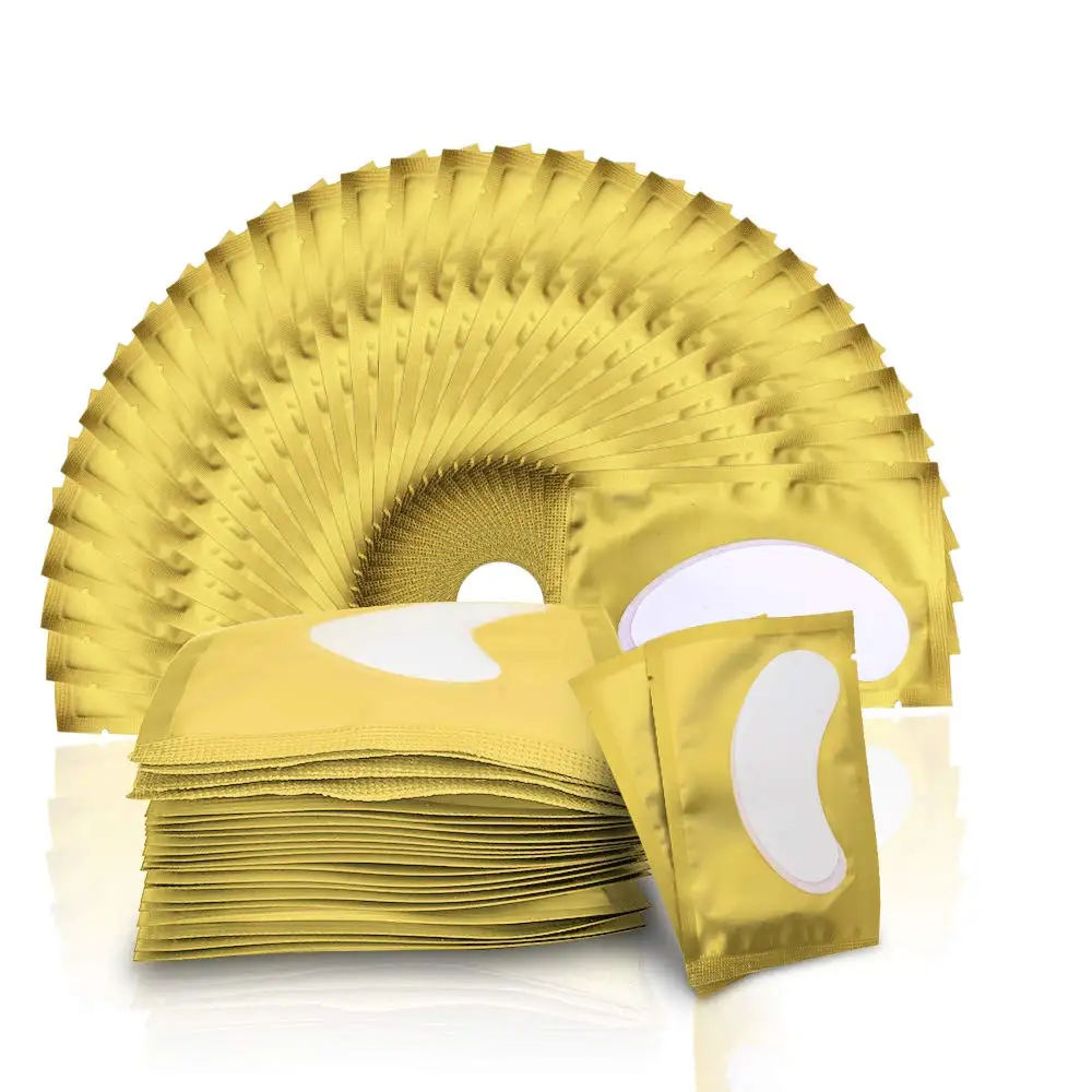 Горячая Распродажа 100 пар бумажных пластырей накладки для ресниц под глазами