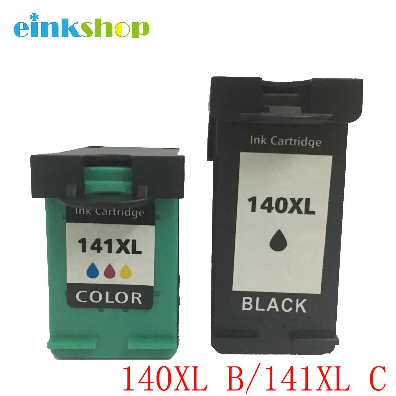 Картридж для принтера HP 140xl 140 141 141xl Photosmart C4583 C4283 C4483 hp c5283 D5363 D4263|ink cartridge|replacement