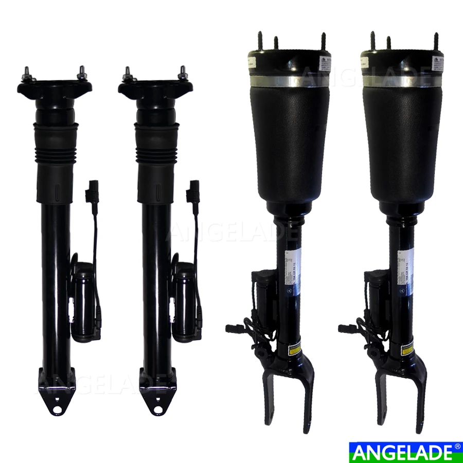 Set 4 Pcs Front + Rear Air Suspension Shocks Mer-Benz M Class W164 2005-2011 GL X164 2006-2012 ADS 1643202031 2231 | Автомобили и
