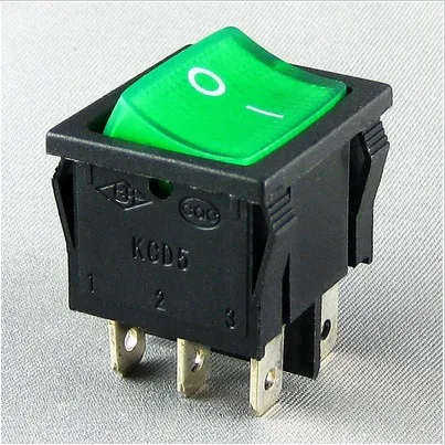 

ship switch KCD5 22N 6-pin power switch green