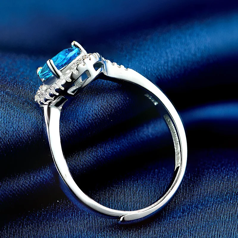 Женское Обручальное кольцо с фианитом серебро 925 пробы|Кольца| |