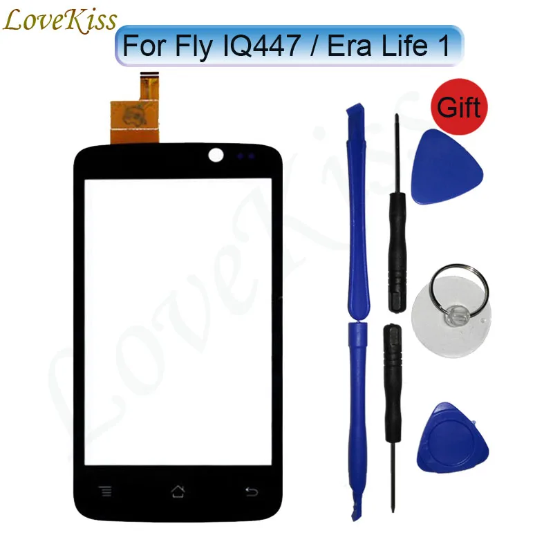 Сенсорный экран IQ447 передняя сенсорная панель для Fly ERA Life 1 IQ 447 сенсорный