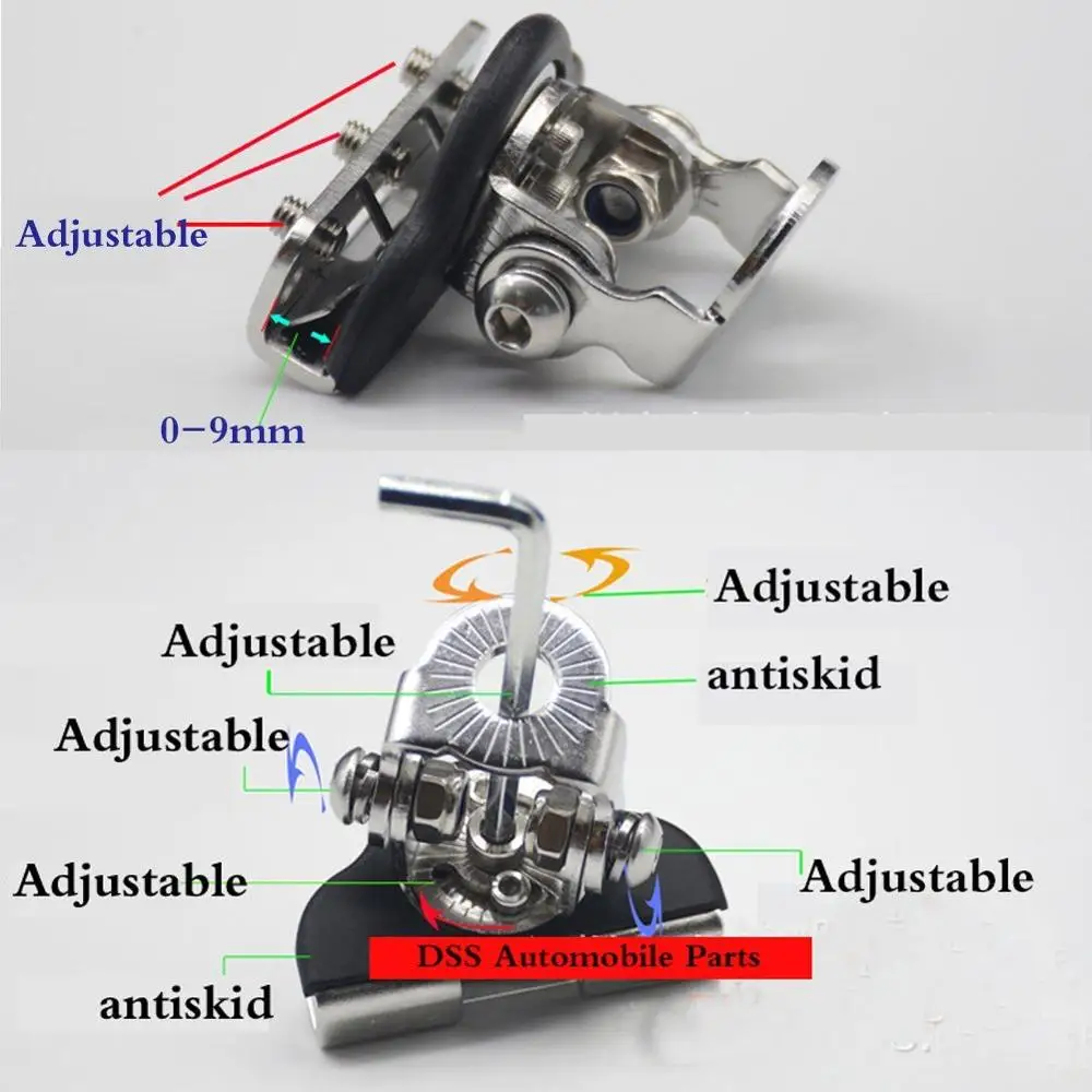 Универсальные крепежные кронштейны из нержавеющей стали для капота крышка