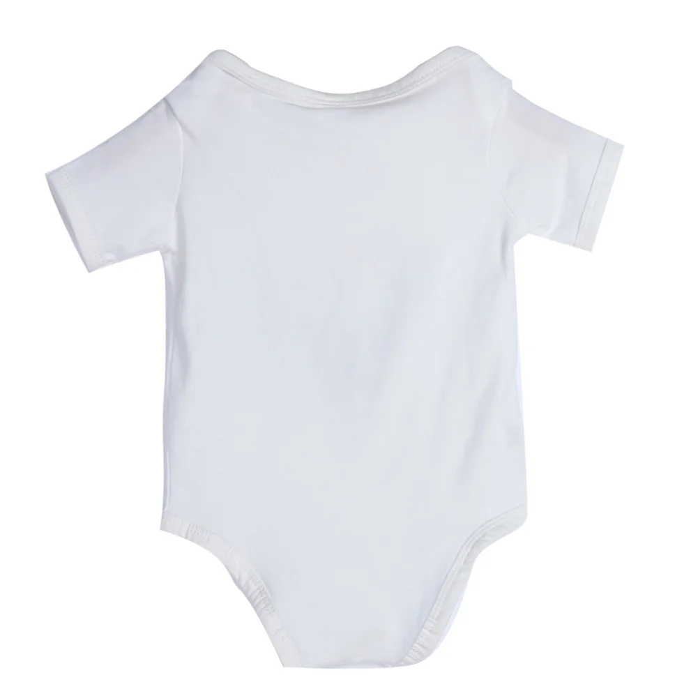 Одежда с рисунком оленя из мультфильма белые детей Боди для короткими рукавами