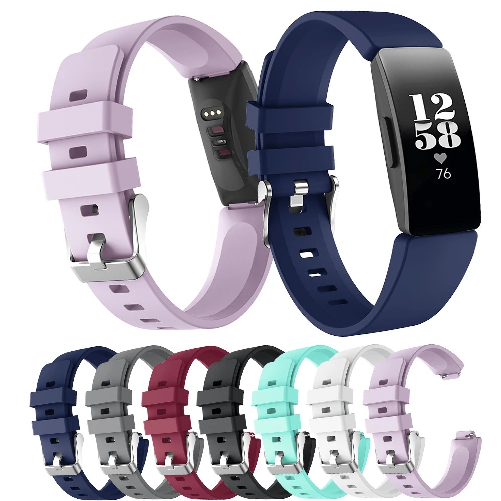 Силиконовый ремешок для Fitbit Inspire 2 фитнес трекер спортивный браслет сменный