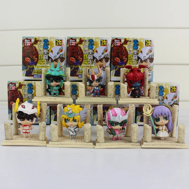 Seiya 3th яйцо коробка Q версия Золотой Зодиак ПВХ Фигурки игрушки 7 шт./компл. 5 см|figure