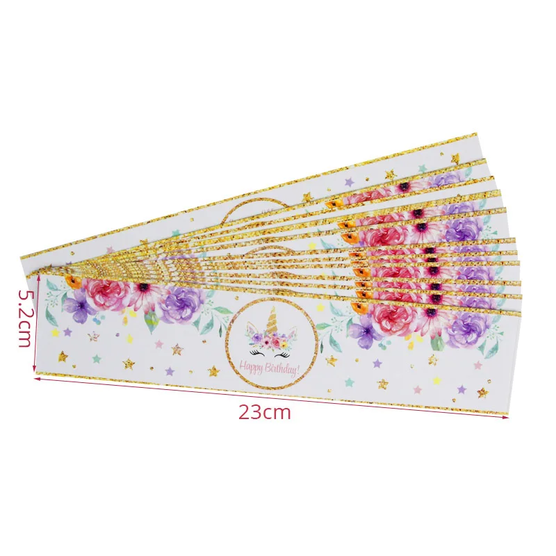 24 шт. радужная наклейка в виде бутылки с единорогом Детская Наклейка для бутылок