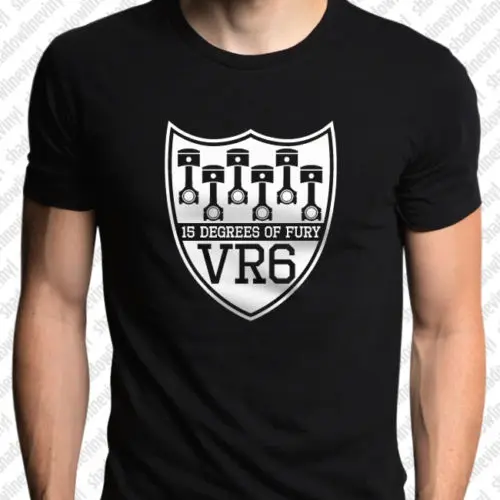 Футболка бренда Crest с принтом тенниска немецкого классического автомобиля Vr6 15