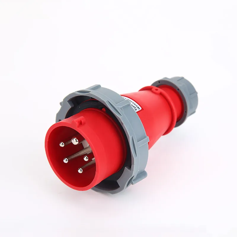 

32A Waterproof Electric Industrial Connector Plug/Socket IP67 3P+E+N docking aviation Industrial Plug Socket 5Pin Male/Female