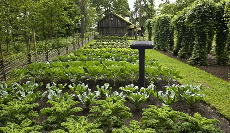 Спайк Смарт на солнечных батареях репеллент от моли Chaser для улицы газон сад ярдов