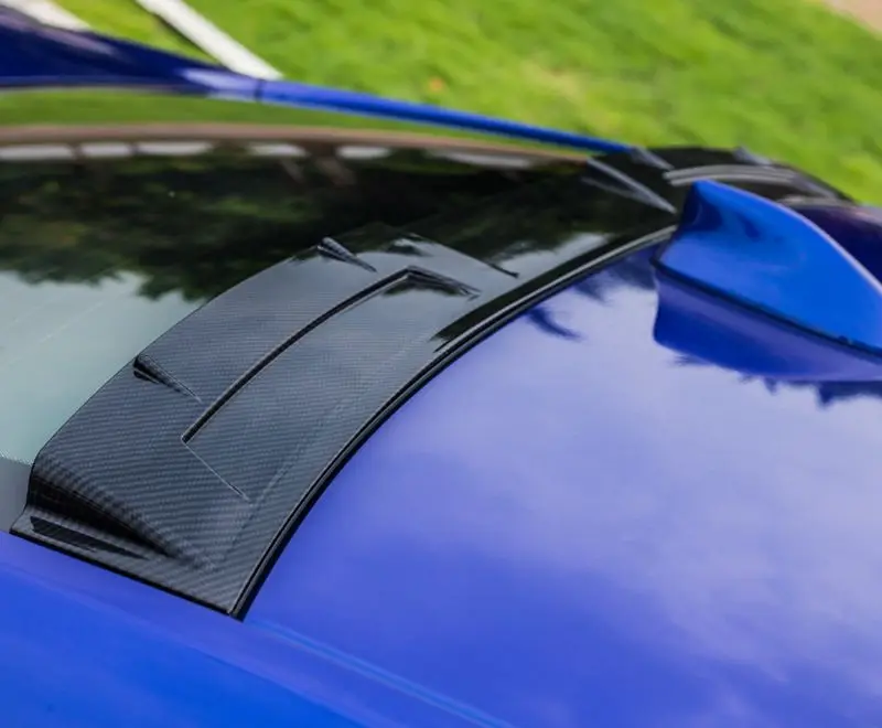 Для Honda Accord, спойлер на крышу, высокое качество, абс материал, Водная передача, псевдо углеродное волокно, черный спойлер на крышу