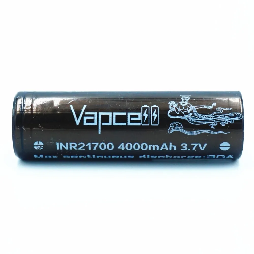 2 шт. VAPCELL INR21700 4000 мАч INR 21700 литиевая батарея 30 А высокомощный Электрический