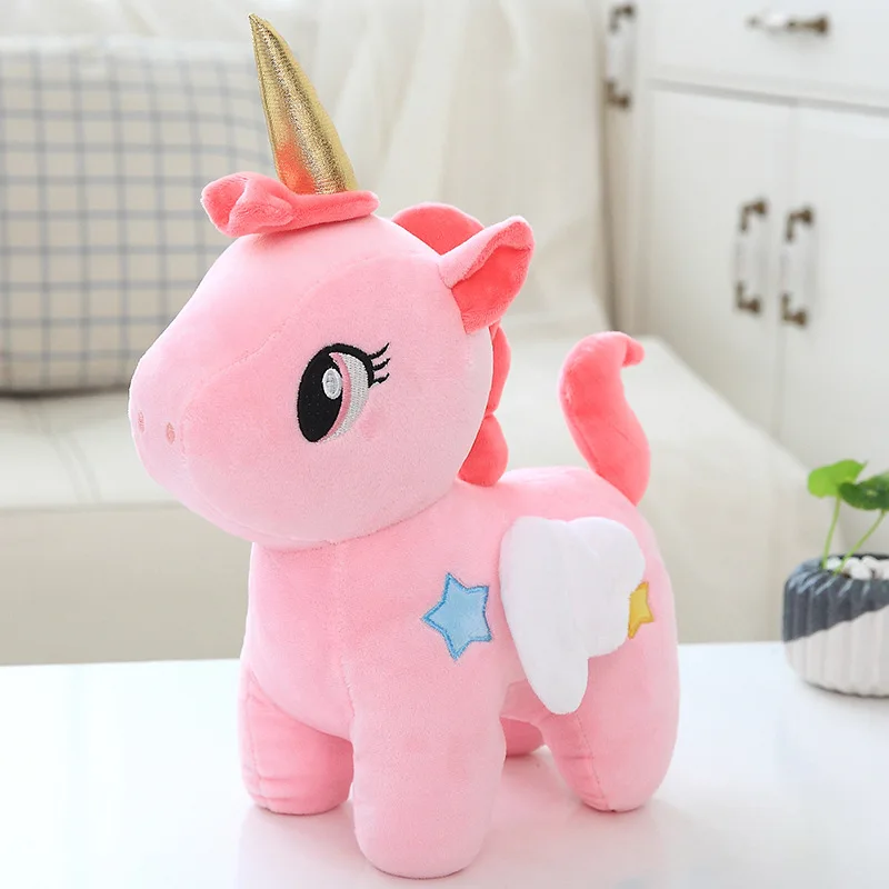 

10/25cm Cute Unicorn Plush Toy Stuffed Unicornio Animal Dolls Soft Cartoon Toys for Children Girl Kids Birthday Gift