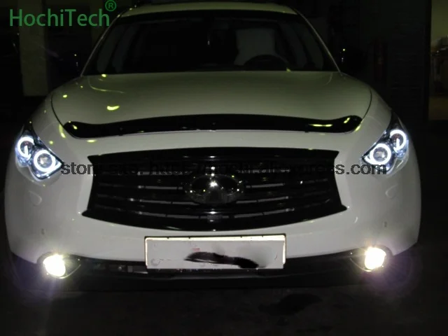 Для Infiniti FX QX70 FX35 FX37 FX50 2009-2013 Тюнинг автомобилей 4 шт. белый головной светильник