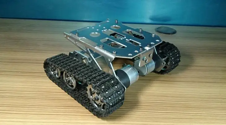 DIY 298 сплав Танк шасси умный автомобиль гусеничный шасси гусеничные транспортные средства танки робот шасси