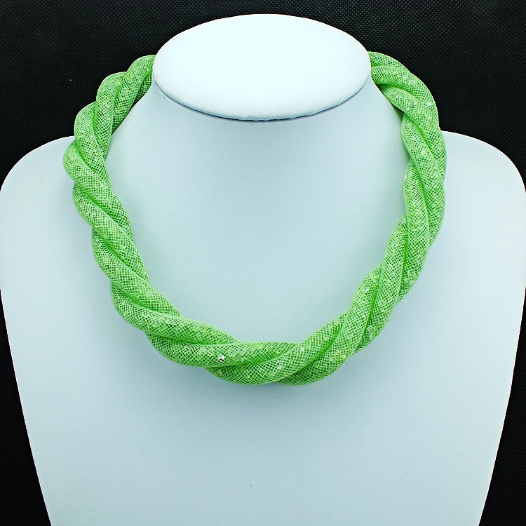 JINGLANG New Choker Necklace Rhinestone Magnetic Charm Mesh For Women Jewelry | Украшения и аксессуары