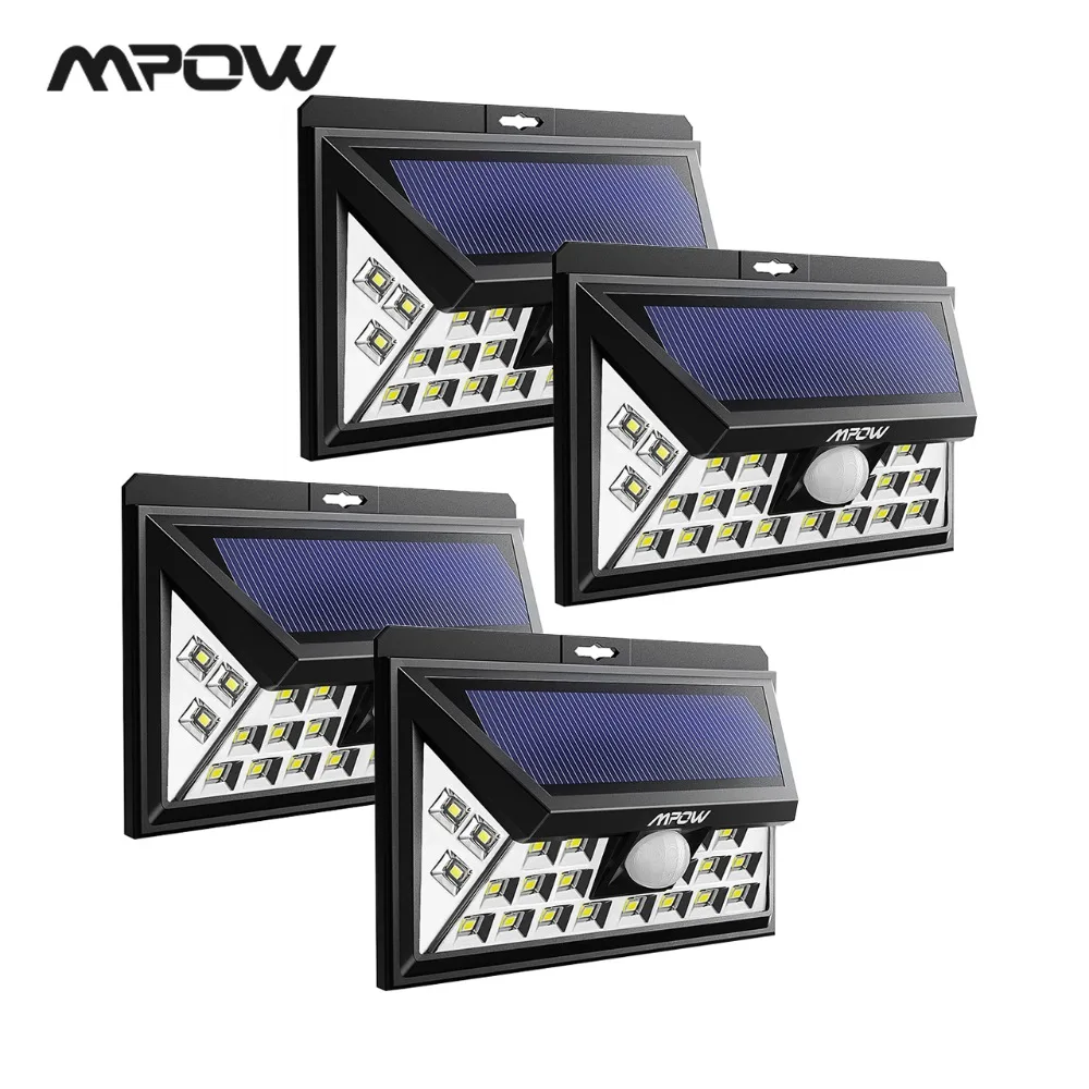 Mpow CD012 24 светодио дный Солнечный свет лампы напольные сад Водонепроницаемый