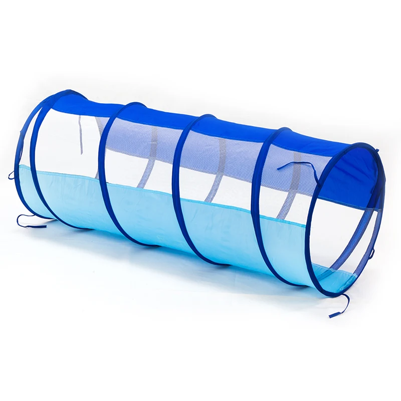 Портативный детский игрушечный туннель для игр палатки градиентный цвет