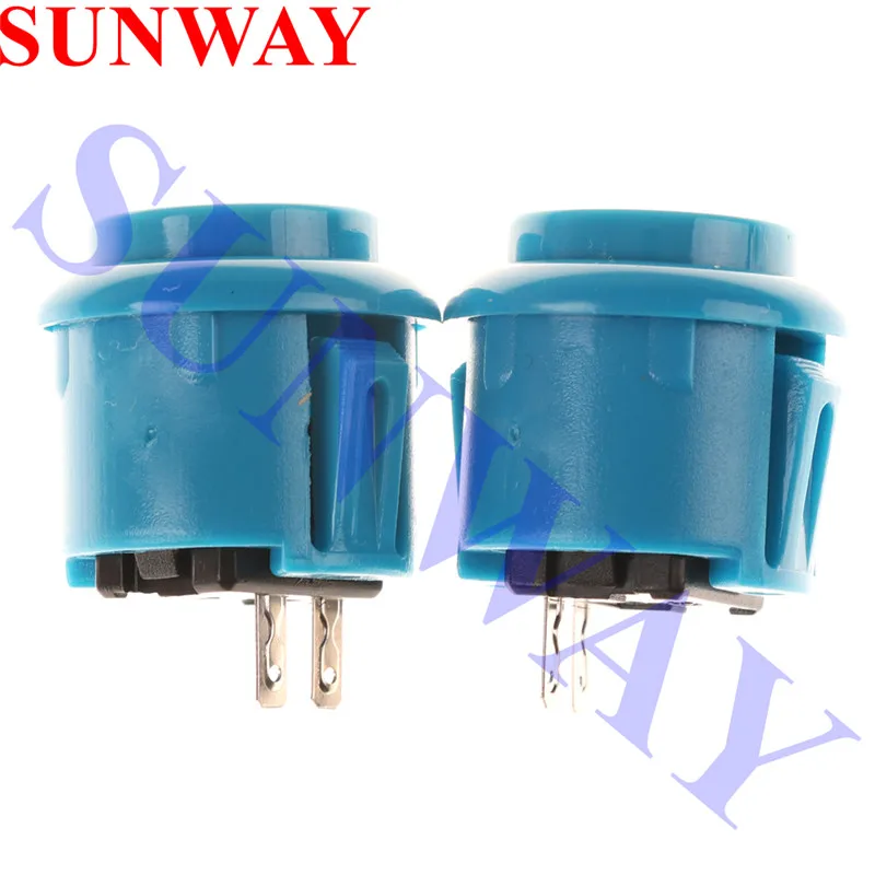 

50pcs/Lot Amusement Cabinet Games Machine's Accessory 24mm Arcade Push Buttons Round Push Button/arcade game push button switch