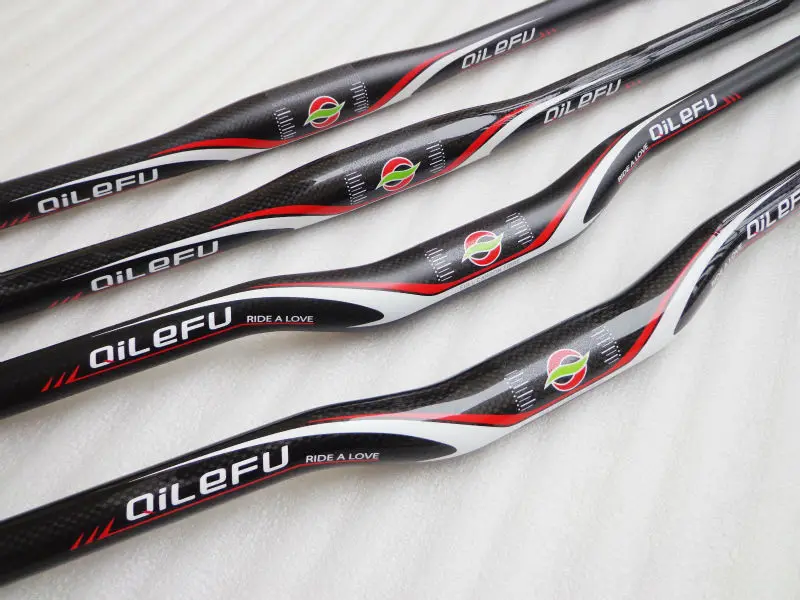 Новое поступление QILEFU горный велосипед 3K полностью углеродное волокно руль