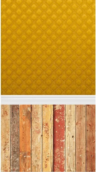 5x10FT атласный узор на стену винтажный деревянный пол заказ свадебный фон для