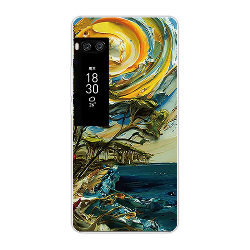 Для Meizu Pro 7 мягкий силиконовый тонкий ТПУ задняя крышка Защитный Ультра тонкий Fundas 5,2 дюймов для Meizu Pro 7 PRO7 деревянные телефонные чехлы - Цвет: 20