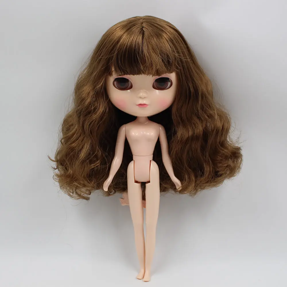 like the picture Ледяная Обнаженная кукла такая же, как Blyth, с макияжем, более низкая цена, подходит для того, чтобы сделать для нее самостоятельно - Цвет: like the picture