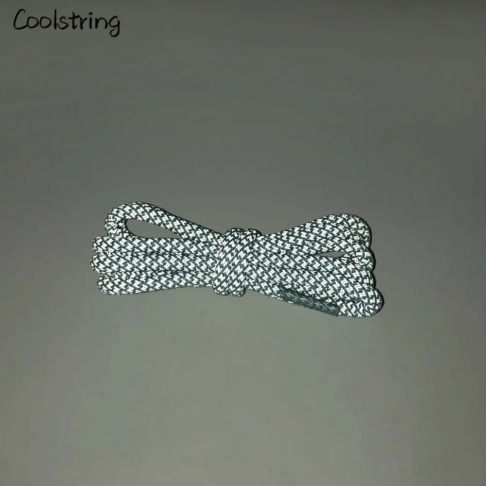 Coolstring Прохладный освещения 3M круглый светоотражающие шнурки для обуви спортивная безопасность кроссовки с шнурками ночные прогулки Бег в популярной расцветке; недостоин
