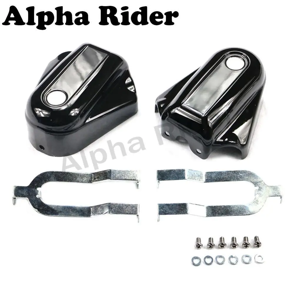 Защитные накладки на задние крышки осей из АБС пластика для harly Softail Cross Bones FLSTSB