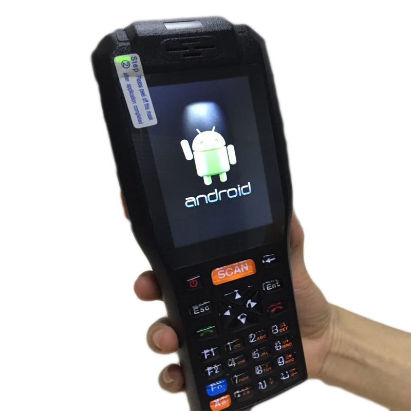 Беспроводной 4G Мини Android Ручной pos терминал с термопринтером NFC Bluetooth сканер штрих