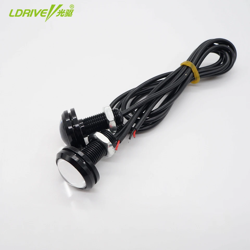 LDRIVE 23 мм 2 шт./лот соколиный глаз Автомобильный светодиодный Противотуманные фары