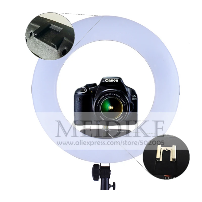 Yidoblo black FS 480II био цвет для салона красоты макияж селфи 48 Вт светодиодный кольцевой