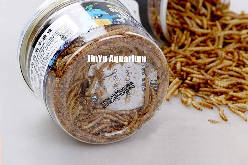 Черепаха Рыба еда mealworm сухой cichild цветочный Рог arowana еда аквариумная кормушка для рыб поплавок на воде