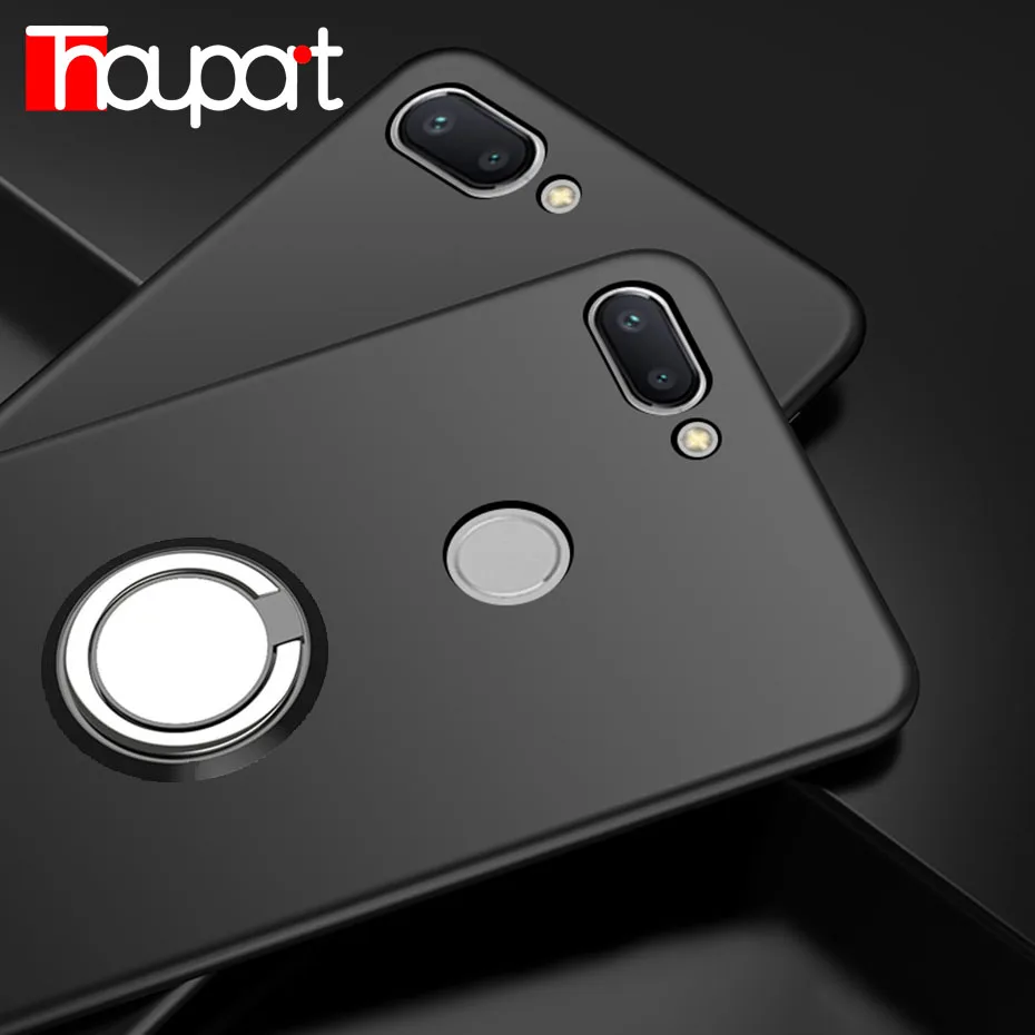 Матовый Силиконовый чехол на Xiaomi Redmi Note 8T 7A 6A 8A Note8 T чехлы с кольцом и подставкой