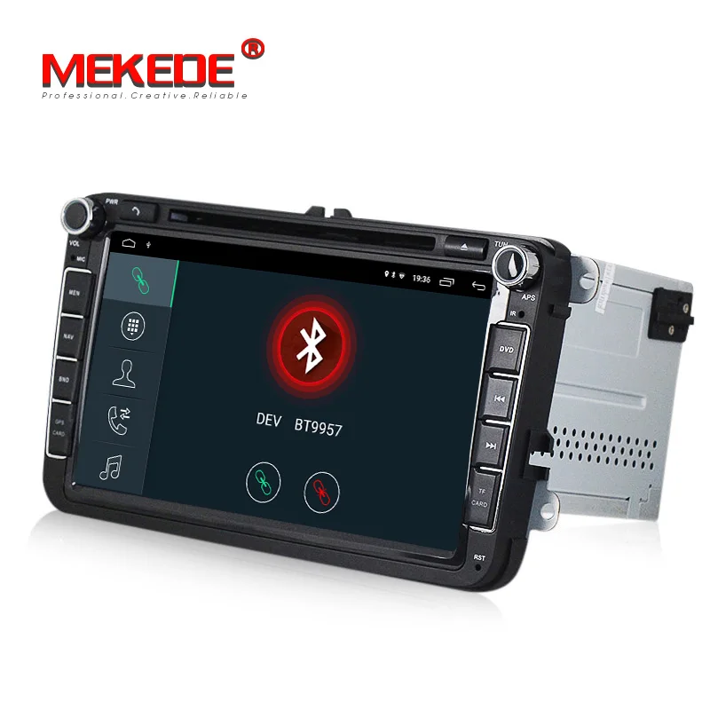 Android 10 2 + 32G четырехъядерный автомобильный DVD GPS навигатор для Volkswagen polo golf passat tiguan