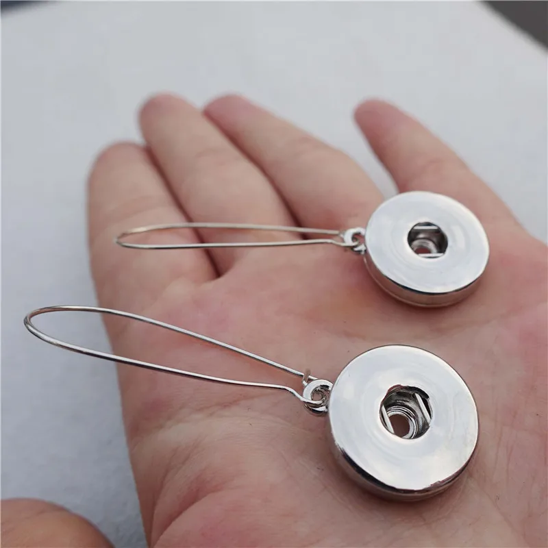 Серьги в виде почек с простыми застежками 18 мм металлические подвески для женщин