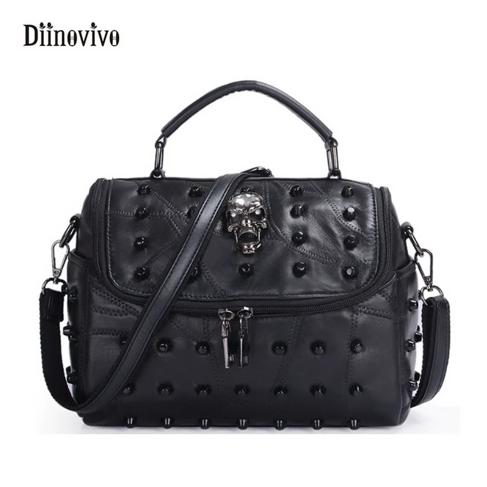 Сумка мессенджер DIINOVIVO WHDV0091 Женская однотонная роскошный саквояж на плечо с