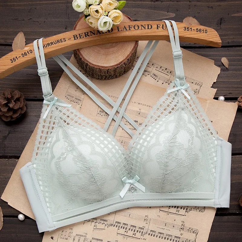 BEFORW кружевное платье с цветочным узором и перекрестными бюстгальтер низким