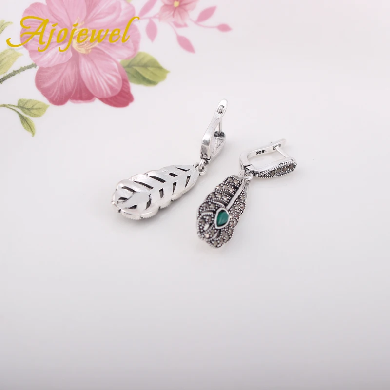 Женские серьги подвески с перьями в стиле ретро|feather earrings for women|feather drop earringsfeather |