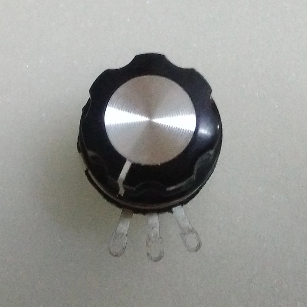 Пластиковая крышка + Ручка потенциометра WTH118 2W 1k 6 мм регулятор скорости вала