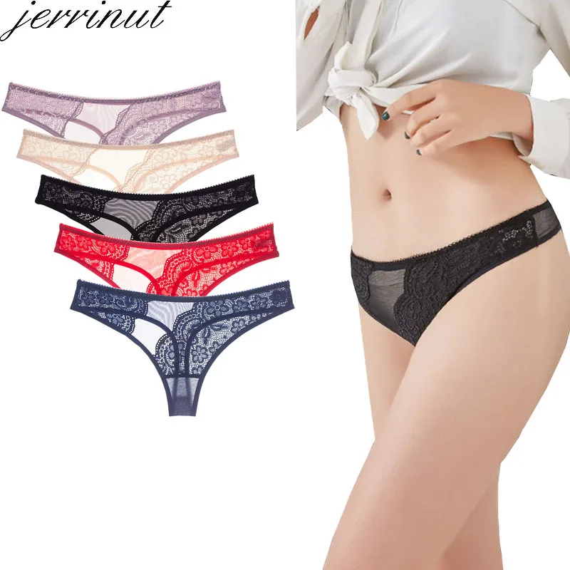 3 шт. женские прозрачные трусики-стринги из хлопка | Женская одежда