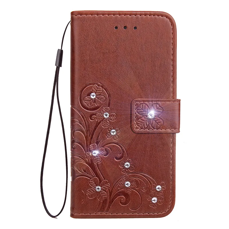 Bling Diamond Rhinestone PU кожаный чехол для huawei Nova 3i флип кошелек полный корпус 3 3e Чехлы