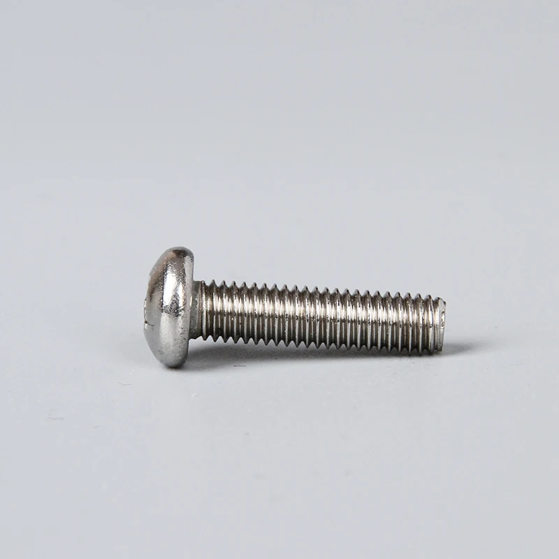 100 шт./лот M1.6/M2/M2.5/M3/M4/M5/M6 * L DIN7985 Нержавеющая Сталь A4 головка для сковороды SUS 316