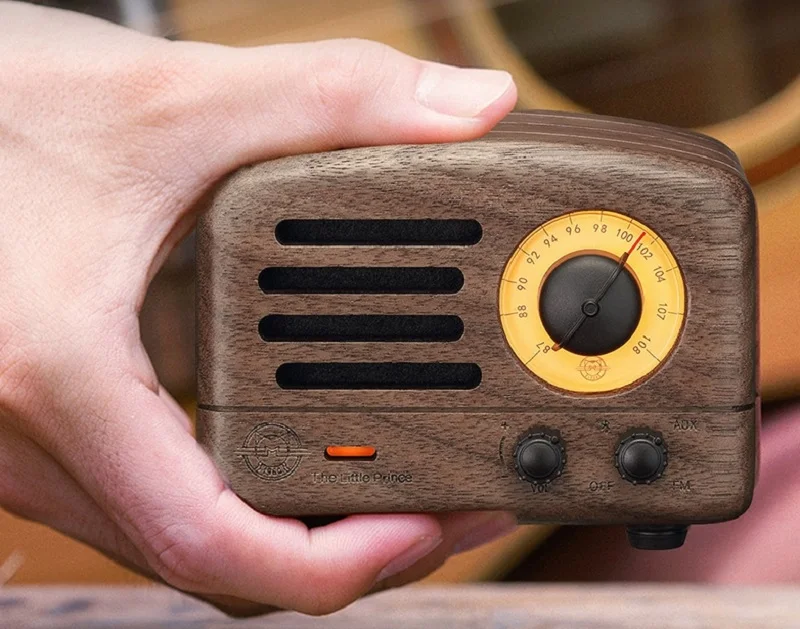MaoKing(MUZEN) Bluetooth динамик MW-2/MW-2I Маленький принц FM радио Ручной Работы Деревянный сабвуфер ретро искусство подарок