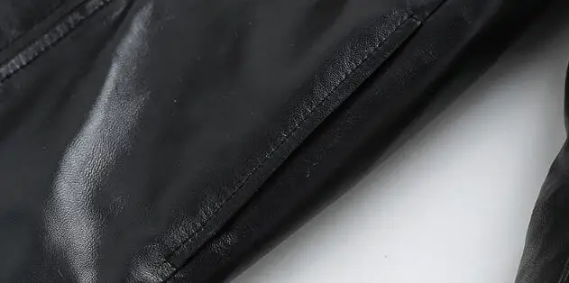 YOLANFAIRY Натуральная овечья кожа куртка короткая обтягивающая куртка для мужчин верхняя одежда Jaqueta De Couro YXG1669A MF041
