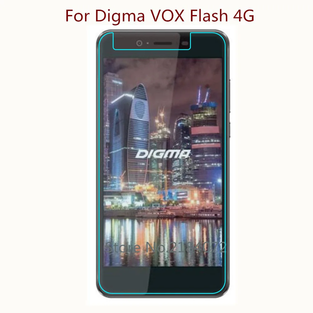 9H 2.5D Защитное стекло для экрана Digma VOX Flash 4G Phone закаленное смартфона Защитная