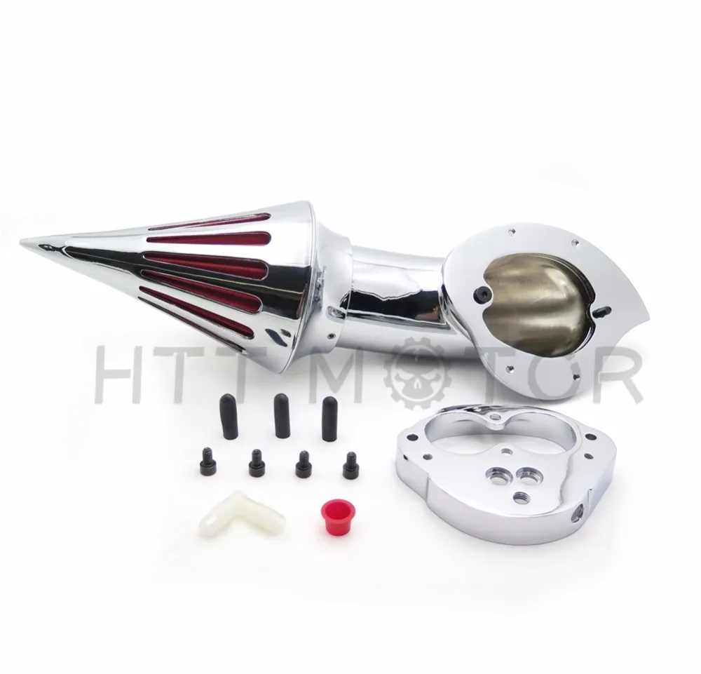 Aftermarket Бесплатная доставка Мотоцикл Запчасти хромированный воздухоочиститель