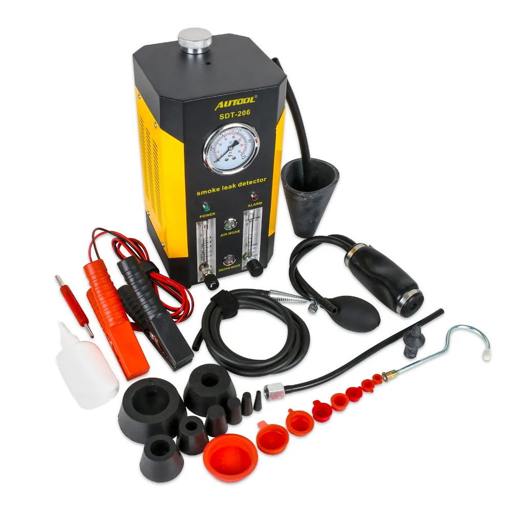 Mr Cartool Новый SDT-206 автомобиля дымовые машины утечка Определитель автомобильный