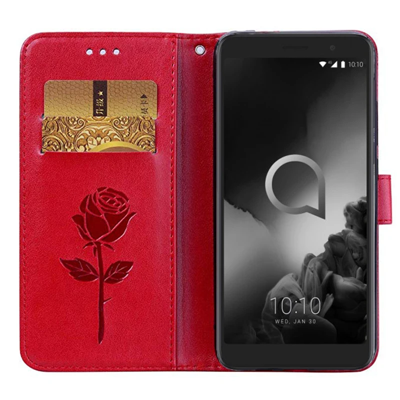Чехол для Alcatel 1X 2019 роскошный флип-кошелек из искусственной кожи чехол (2019) 5008Y